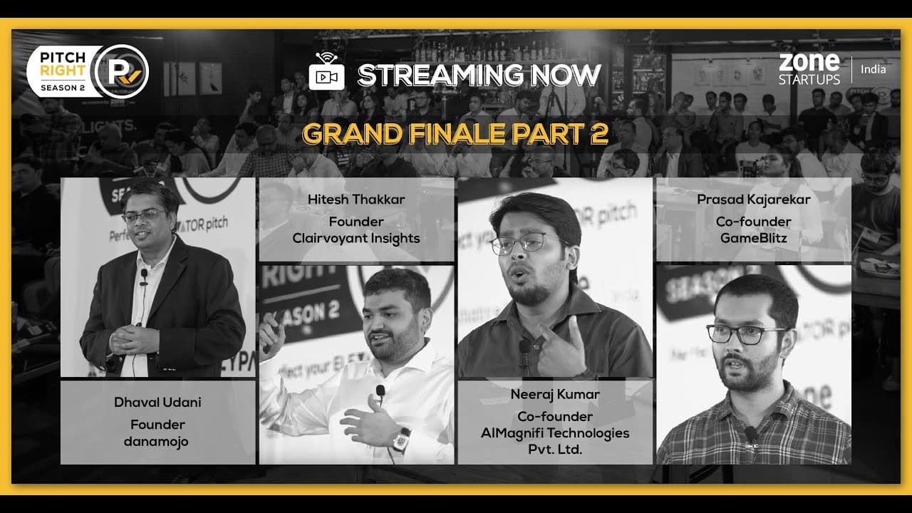 Pitch Right Season 2 Grand Finale — AiMagnifi/SkippQ