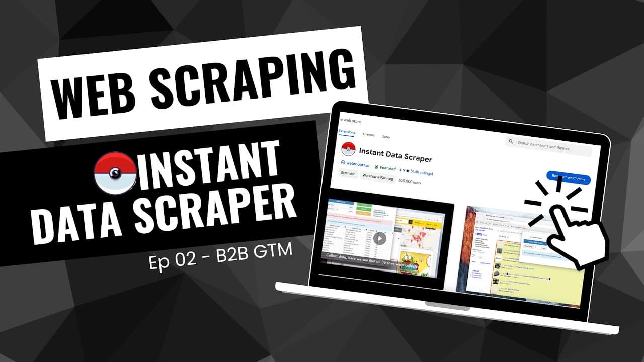 Instant Data Scraper: generate leads in under a minute
